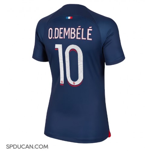 Zenski Nogometni Dres Paris Saint-Germain Ousmane Dembele #10 Domaci 2023-24 Kratak Rukav